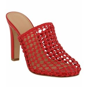 Salvatore Ferragamo Netted Leather Mules